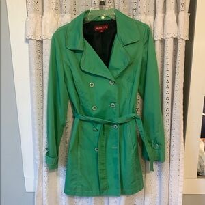 Merona Women's Green Trench Coat